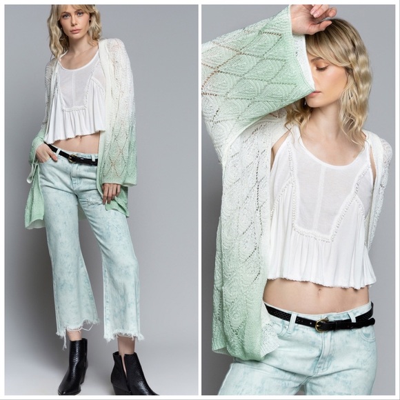 POL Tye Die Fitted Flare Demin Jeans - Picture 6 of 12